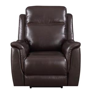 Fauteuil inclinable Bryson de Sunset Trading, appuie-tête et soutien lombaire, expresso