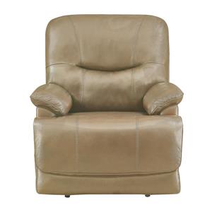 Fauteuil inclinable Baltic de Sunset Trading, appuie-tête et soutien lombaire, beige