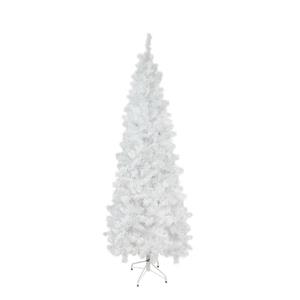 Northlight Pine Pencil Artificial Christmas Tree - 7.5-ft x 36-in - White