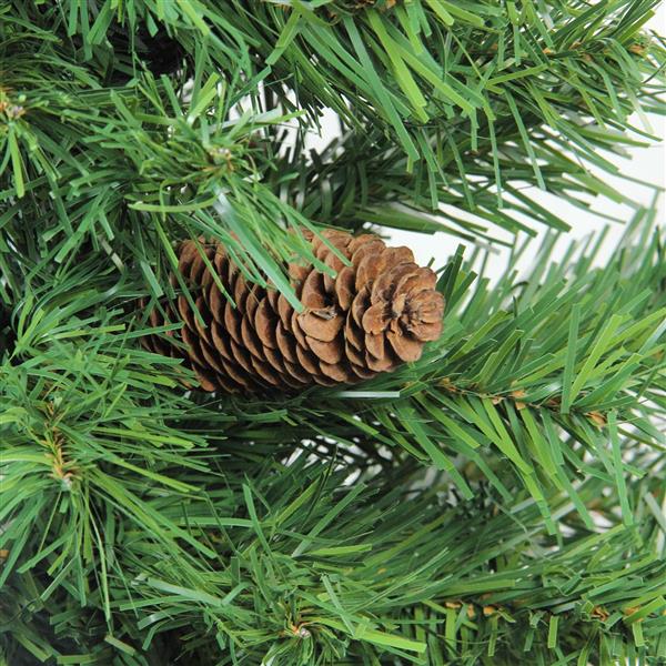 Northlight Dakota Red Pine Christmas Tree with Pine Cone - 7.5-ft x 56-in