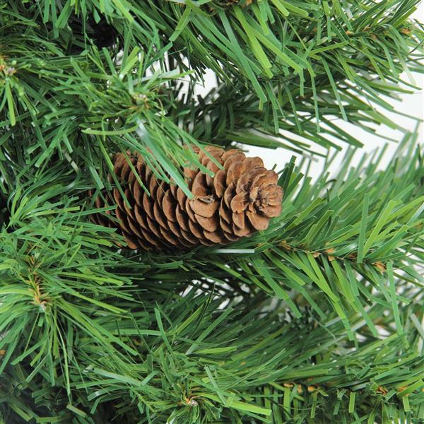 Northlight Red Pine Christmas Tree with Pine Cones - 6.50-ft x 50-in