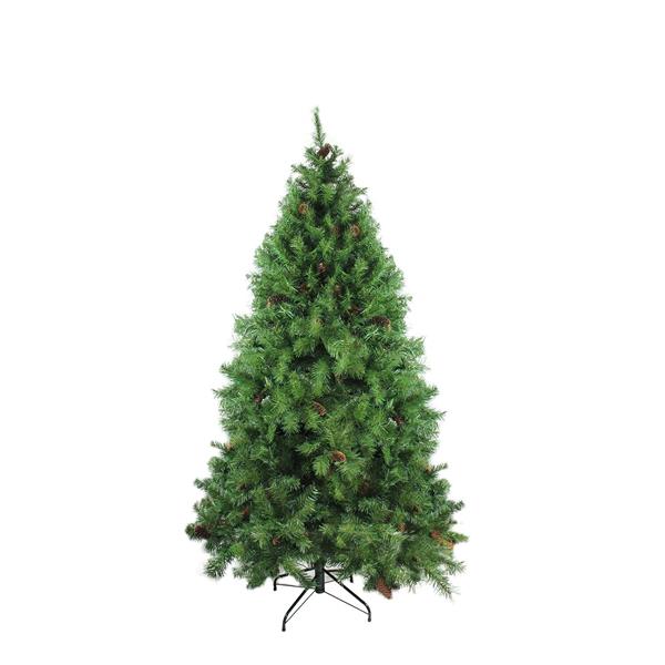 Northlight Red Pine Christmas Tree with Pine Cones - 6.50-ft x 50-in