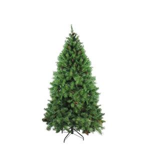 Northlight Red Pine Christmas Tree with Pine Cones - 6.50-ft x 50-in