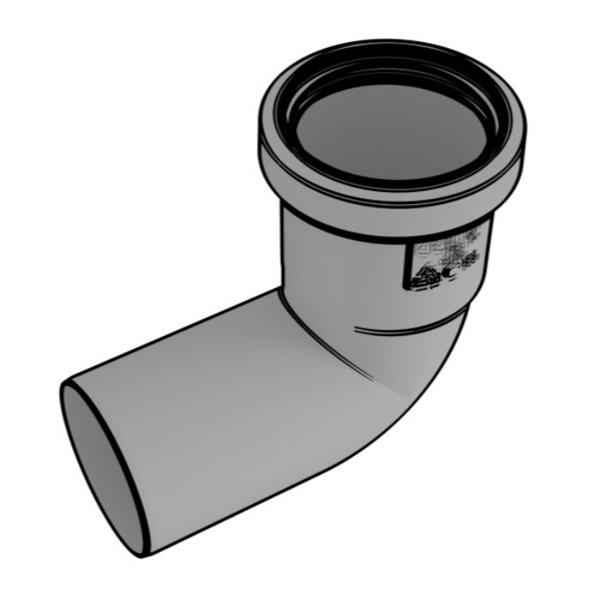 Rinnai  2-in Condensing 90° Vent Elbow - Plastic