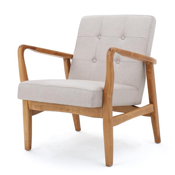 Best Selling Home Decor Dual Fabric Accent Chair - Beige 300071 | RONA