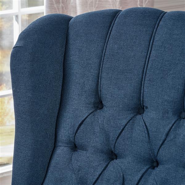 Best Selling Home Decor Estelle Fabric Recliner - Blue