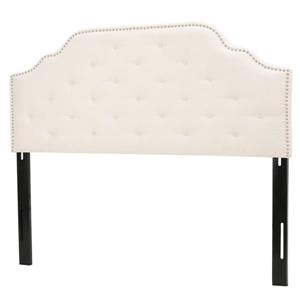 Tête de lit en tissu Topanga de Best Selling Home Decor, double ou grand lit, blanc