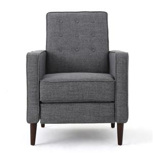 Fauteuil inclinable moderne en tissu Madsion de Best Selling Home Decor, gris