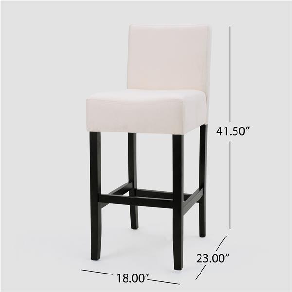 off white bar stools set of 2