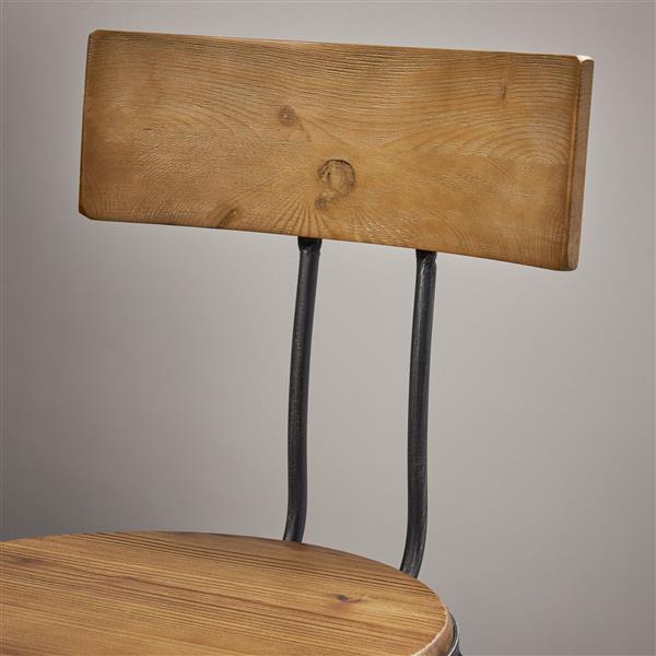 Tabouret de bar en bois Danae de Best Selling Home Decor, noir