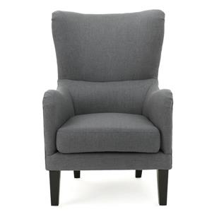 Fauteuil d'appoint en tissu Lily de Best Selling Home Decor, gris