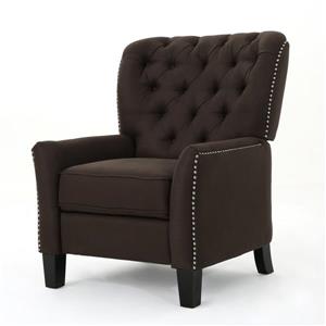 Best Selling Home Decor Jasmine Fabric Recliner - Brown