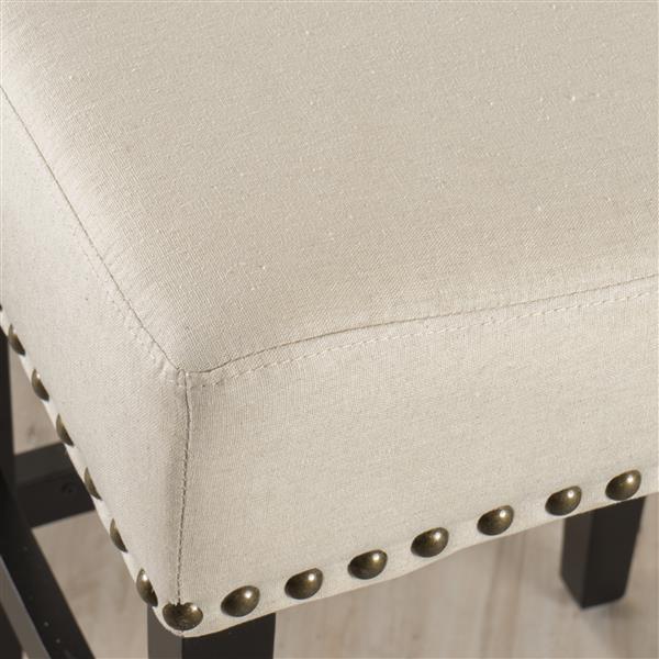 Tabouret Bernadette de Best Selling Home Decor, beige, ens. de 2