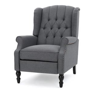 Best Selling Home Decor Estelle Fabric Recliner - Gray