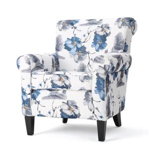 Best Selling Home Decor Roseville Floral Accent Chair - Blue