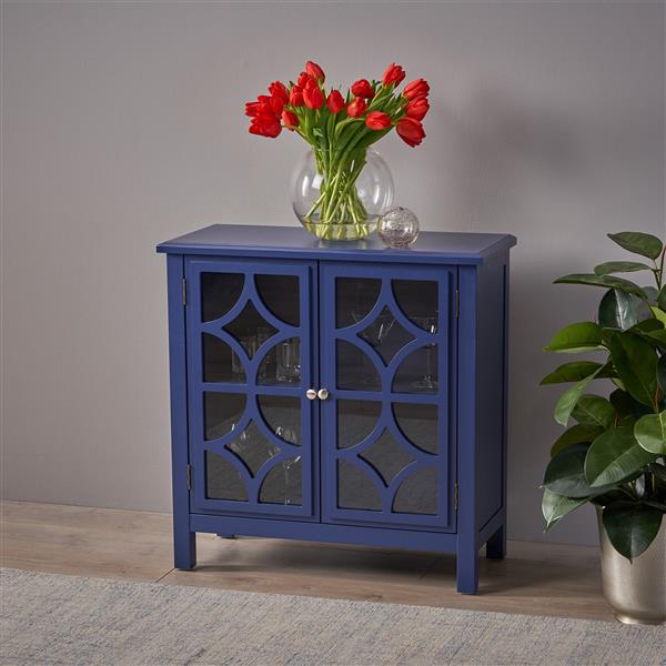 Best Selling Home Decor Ruby Cabinet - 2-Door - Navy Blue