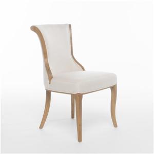 Best Selling Home Decor Lorenzo Fabric Dining Chair - Off-white - Set of 2