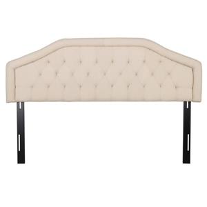 Tête de lit Felix de Best Selling Home Decor, très grand lit, beige