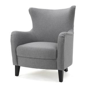 Fauteuil d'appoint en tissu Anne de Best Selling Home Decor, gris