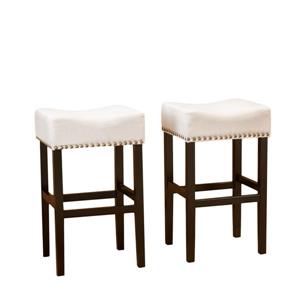 Best Selling Home Decor Fern Bar Stool - Off-white - Set of 2