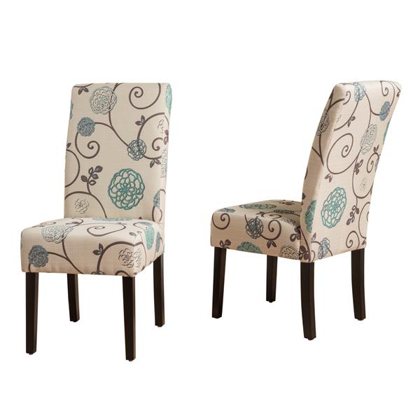 Best Ing Home Decor Beluga Fabric, Cream Parsons Dining Chairs