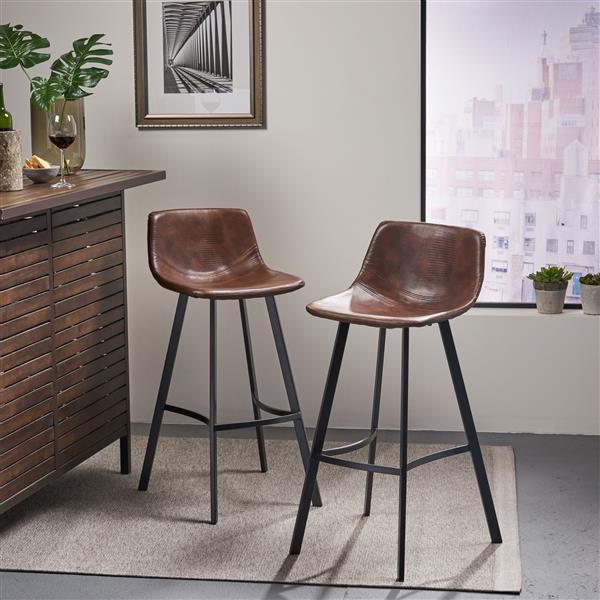 Best Selling Home Decor Desdemona Bar Stool - Brown - Set of 2