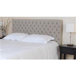 Best Selling Home Decor Barrett Tufted Fabric Headboard - Queen - Gray