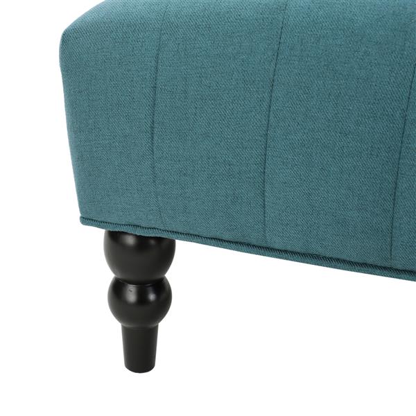 Best Selling Home Decor Elise High Back Fabric Accent Chair - Turquoise