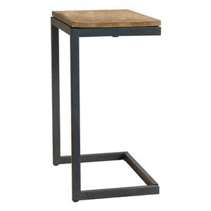 Best Selling Home Decor Joyce Antique Side Table - 18.25-in x 25.5-in - Black