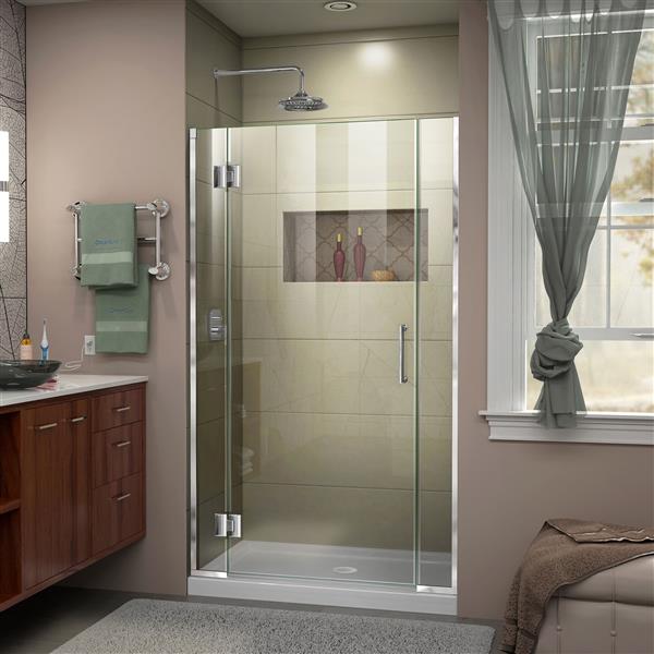 DreamLine Unidoor-X Shower Door - 36-in x 72-in - Chrome