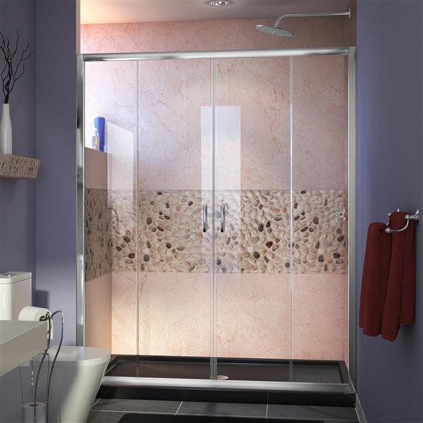 DreamLine Visions Alcove Shower Kit 32in x 60in Chrome RONA