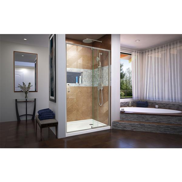 DreamLine Unidoor-X Shower Enclosure - 60-in x 72-in - Satin Black