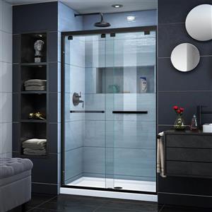 DreamLine Encore 44-48-in x 76-in Satin Black Shower Door