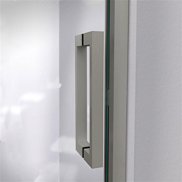 DreamLine Unidoor Shower Door - Clear Glass - 46-47-in x 72-in - Chrome