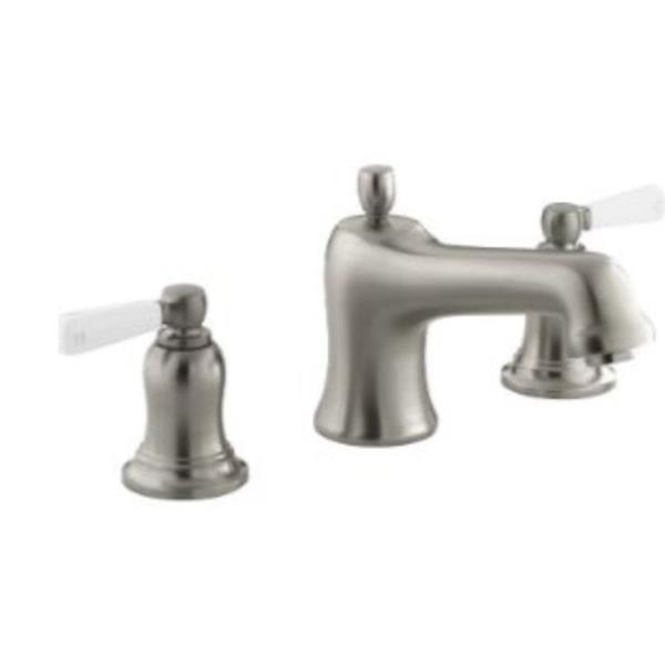 KOHLER Bancroft Widespread bathroom sink faucet Vibrant Brushed