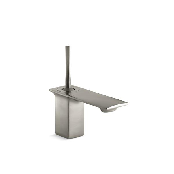 KOHLER Stance single-handle bathroom sink faucet - Vibrant Brushed ...