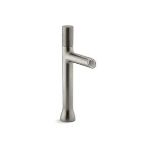 Grand robinet de lavabo de salle de bain KOHLER Toobi® à une poignée, nickel brossé