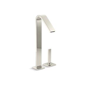 KOHLER Loure tall single-handle bathroom sink faucet - Vibrant Polished Nickel