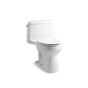 Toilette monopièce Comfort Height Santa Rosa de KOHLER 1,28-GPF, blanc