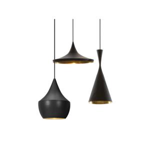 Plata Decor Carol Set Pendant Light - Black and Gold - 3-Lights