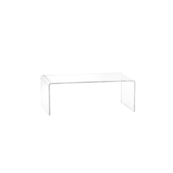 Image of Plata Import | Plata Decor Acrylic Large Coffee Table - Clear - 39-In X 20-In X 16-In | Rona