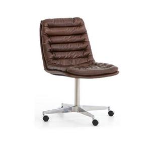 Plata Decor Ronin Leather Office Chair - Brown Leather