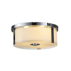 Plafonnier à 3 lumieres Bailey I d'OVE Décors, chrome, 15 po