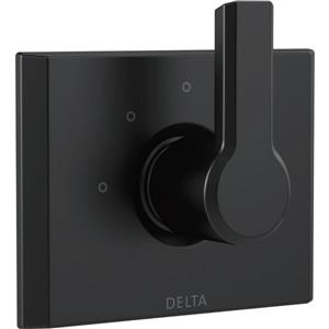 Delta Pivotal 14 Series Diverter Trim - 2-Port - 3-Setting - Matte Black