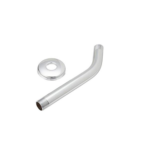 Delta Shower Arm and Flange - 8-in - Chrome