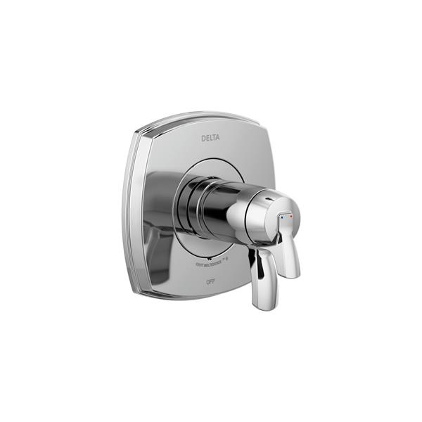 Garniture de valve thermostatique Stryke 17 de Delta, chrome