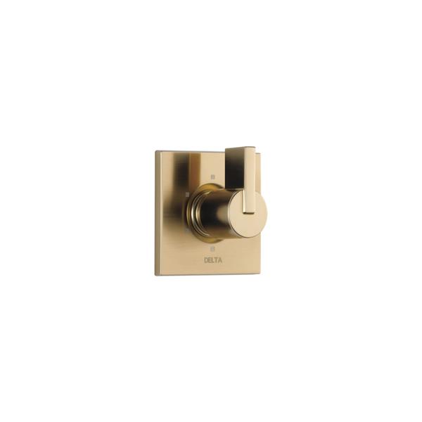 Delta Vero Diverter - 3-Port - 6-Setting - Champagne Bronze