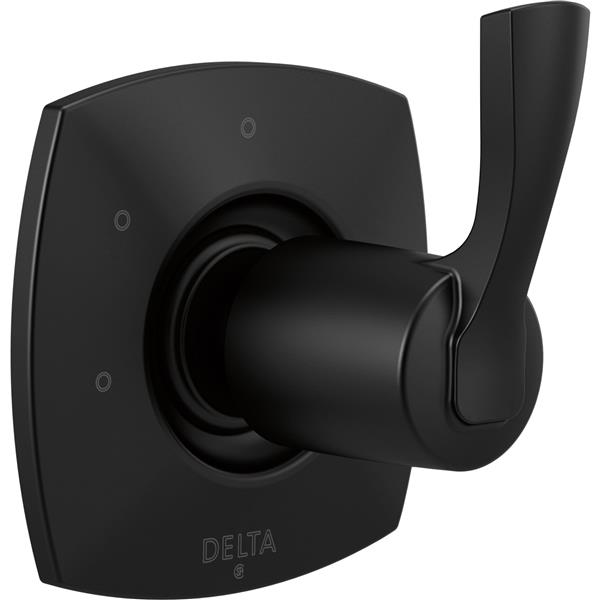 Delta Stryke Diverter Trim - 3-Function - Matte Black