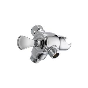 Delta Shower Arm Diverter with Hand Shower Mount - 3-Way - Chrome