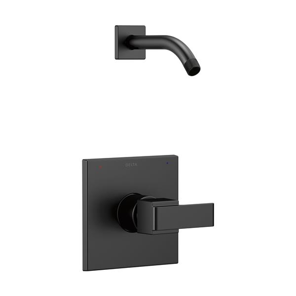 Delta Ara 14 Series Shower Trim Set without Shower Head - Matte Black
